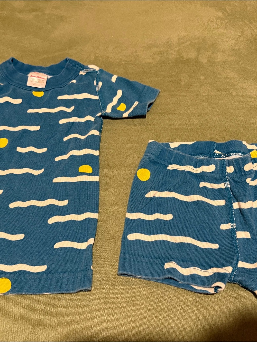 Hanna Andersson 3T Toddler Pajama Short Set